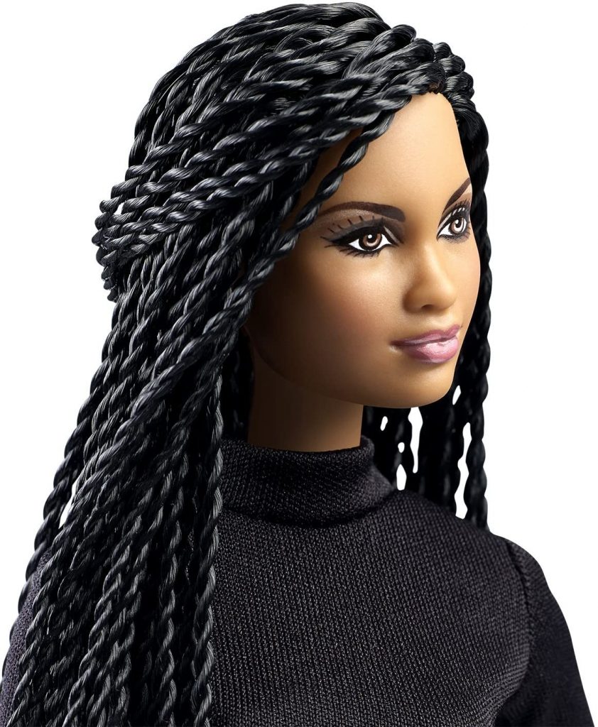 black dolls with long hair